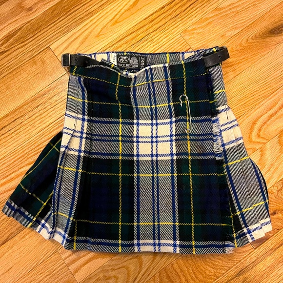 Vintage Girls Wool Kilt (age 4) - Picture 1 of 3